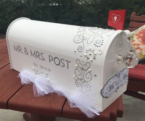 Let wedding guests fill the wedding mailbox with their cards and letters. Pin on Anne and Ricks Wedding 09.01.18