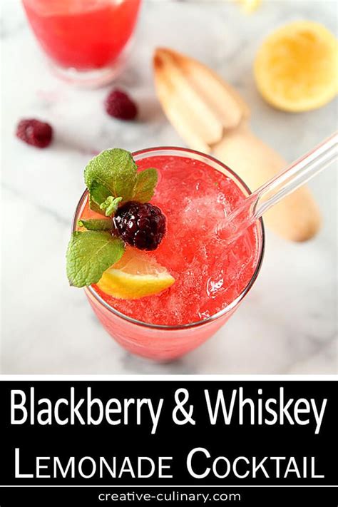 A Light And Refreshing Summer Beverage This Blackberry Whiskey