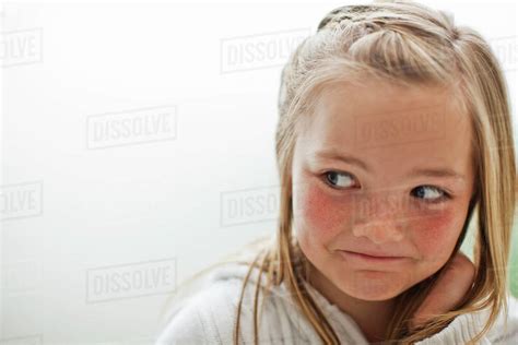 Mischievous Young Girl Stock Photo Dissolve