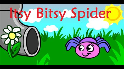 The Itsy Bitsy Spider Song Kids Learning Videos Youtube