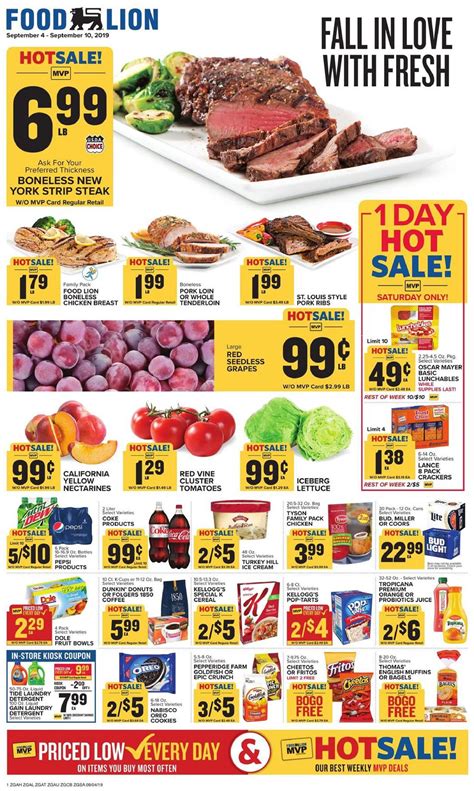 Indeed may be compensated by these employers, helping keep indeed free for jobseekers. Food Lion Weekly Ad Sep 4 - 10, 2019