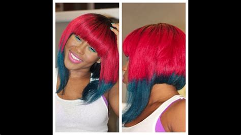 If you want to leave out no hair. How to do a Quick Weave. Quick weave using stocking cap ...