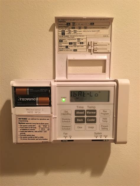 The minimum off timer is activated after the compressor turns off. How To Change Battery On Honeywell Thermostat