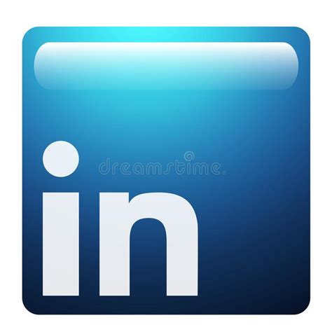 Linkedin Social Media Original Logo Icon Logo Vector Element On White