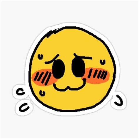 Cute Blushing Emoji Ubicaciondepersonascdmxgobmx