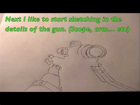 Please enter your email address receive free weekly tutorial in your email. How To Draw First Person Guns - YouTube