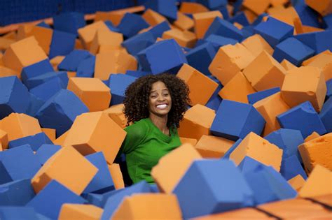 #SkyZone #FoamZone Ahhh....jumping heaven! | Sky zone, Family night