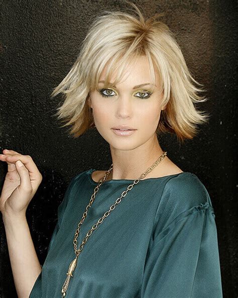 With the right haircuts and hairstyles for thin hair you'll add the desirable body and illusion of thickness to your fine tresses. 2018 Short Bob Hair & Pixie Short Haircuts for Fine Hair ...
