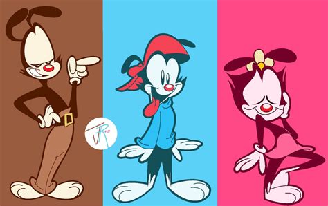 me encanta como exageran la expresion de yakko y dot xd animaniacs old cartoons wakko