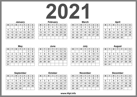 Printable Free 2021 Calendar Free Letter Templates
