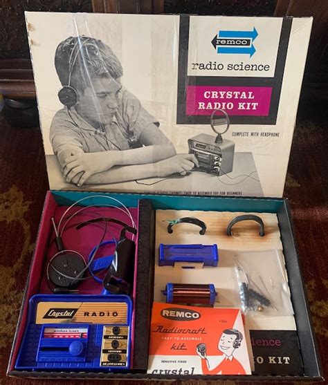 Vintage Remco Radio Science Crystal Radio Kit 160 Complete Etsy