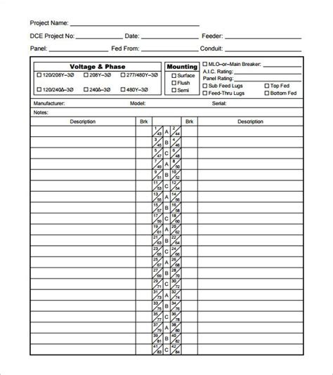 Instructions and help about circuit breaker directory template form. DOC, PDF | Free & Premium Templates | Printable label ...