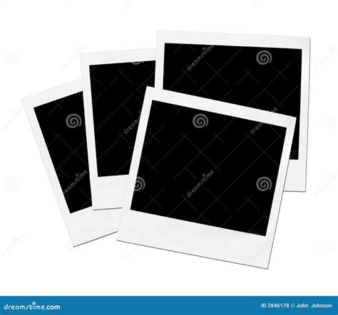 Front View Of A Polaroid Stock Photo Image Of Back Border 2846178