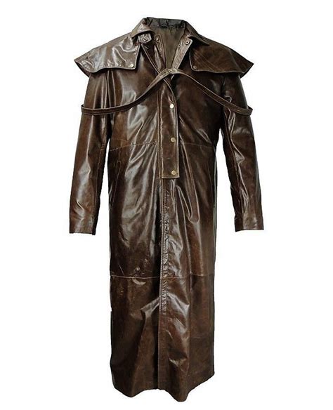 Made From 100 Genuine Cowhide Leather Leather Duster Coat Is The Best