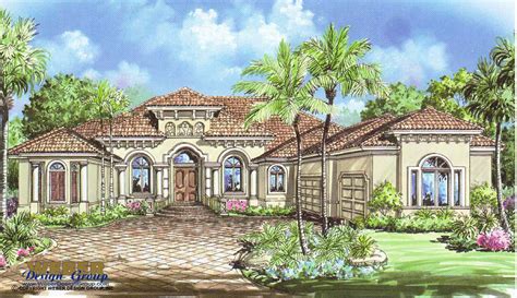 Mediterranean House Plans With Pool Home Design Ideas