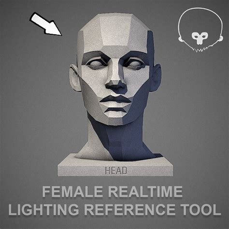 Female Head Light Reference Tool William Nguyen On Artstation At Https Artstation Com