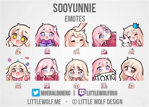 Custom Emote Artist Custom Twitch Graphics Artist Custom Twitch