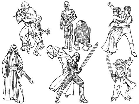 The scenes from both the early and the newest parts. Clone Wars Coloring Pages at GetColorings.com | Free ...