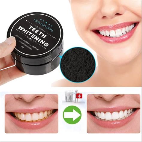 120g 60g 30g Activated Charcoal Powder Teeth Whitening Cleaning Power Daily Use Teeth Whitening