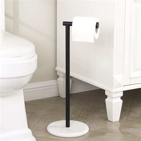 Buy Kes Black Toilet Paper Holder Stand Freestanding Toilet Paper Stand
