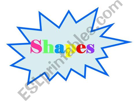 Esl English Powerpoints Shapes