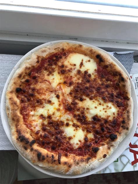 Cheese Pizza With Fresh Mozzarella And Shredded Low Moisture Mozzarella