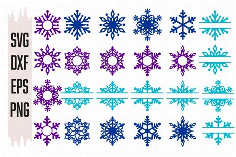 Frozen Snowflake Svg Design Bundles