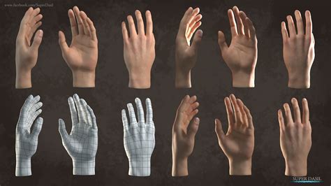 Realistic 3d Hand Finished Projects Blender Artists Community