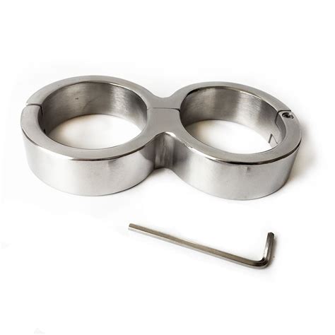 stainless steel sex handcuffs bdsm bondage cuffs fetish toys for couples metal handcuffs sex