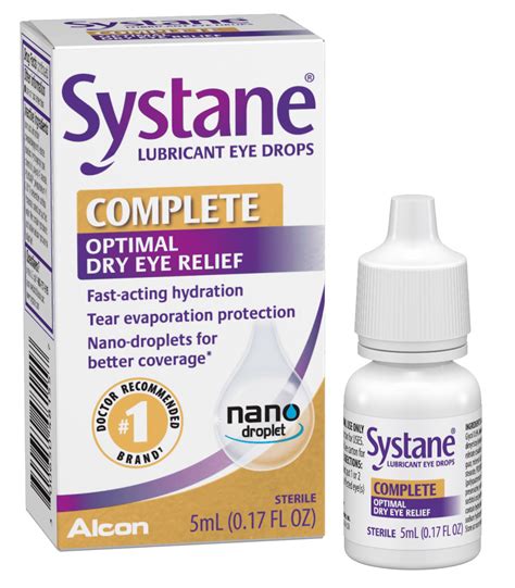 Systane Complete Lubricant Eye Drops For Dry Eye Symptoms 5ml