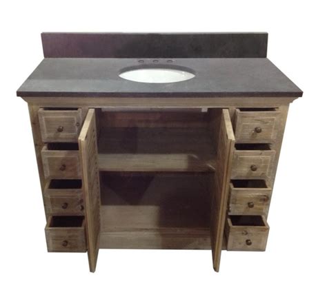 Available in both floating and freestanding styles. Legion 48 inch Rustic Single Sink Bathroom Vanity WK1948 ...