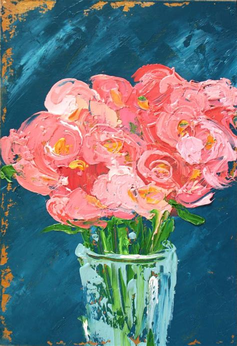 Pink Ranunculus Painting By Svetlana Samovarova Saatchi Art
