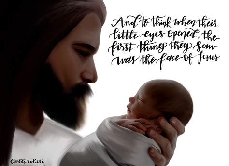Digital File Jesus Holding Baby Miscarriage Infant Loss Etsy