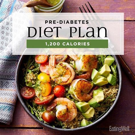 These 5 tips and sample meals will help you plan. Pre-Diabetes Diet Plan: 1,200 Calories | Pre diabetic diet ...