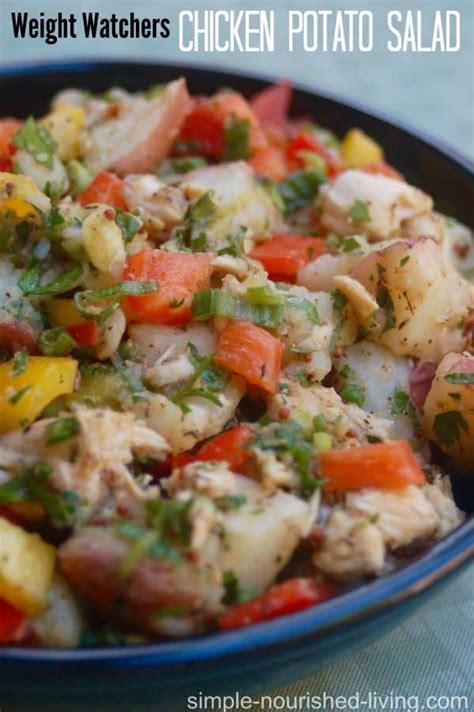 However, it's not always considered the healthiest of options with the yogurt is zero points on the weight watchers® freestyle program, so i was able to make chicken salad with zero points! Weight Watchers Chicken Potato Salad Recipe | Simple ...