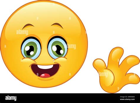 Waving Hand Emoji Hi Res Stock Photography And Images Alamy