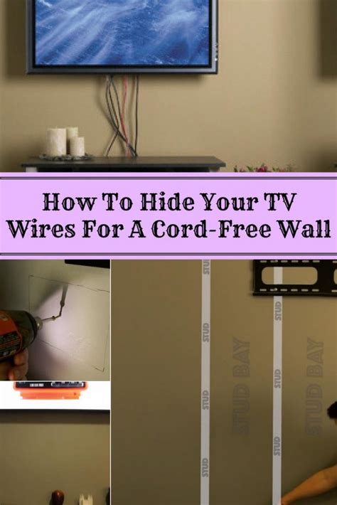 But she never knew how isolating. How To Hide Your TV Wires For A Cord-Free Wall - Home and ...
