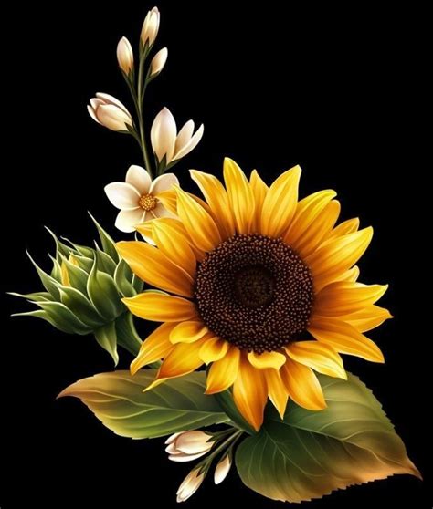 Pin By Mabel Tejera On Cuento De Girasoles Sunflower Art Sunflower