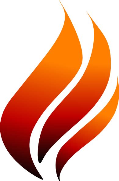 Want to get more high quality png images fast? Flame Logo Clip Art at Clker.com - vector clip art online ...