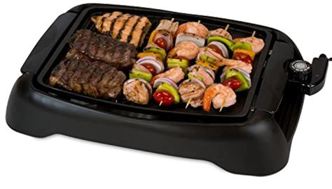 Electric Grill Bbq Indoor Smokeless Griddle Portable Small Compact