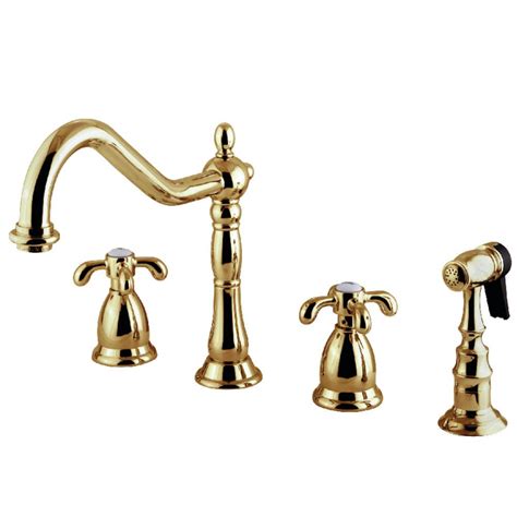 Your kitchen sink has been begging for a new faucet. Kingston Brass French Country 2-Handle Standard Kitchen ...