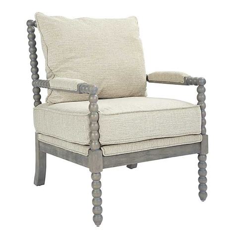 Shop our inventory of accent side chairs to get the best deals and free shipping today! Linen Abel Spindle Accent Chair | Kirklands | Cheap living ...