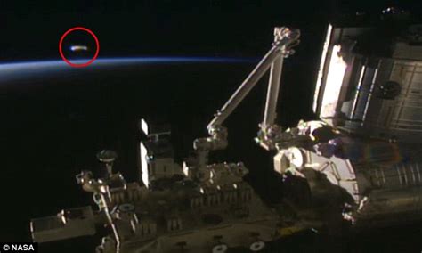 Ufo Hunter Spots Mysterious Glowing Object Flanking The Iss During Nasa