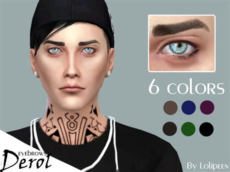 Eyebrows Male By Lolipeen At Tsr Sims 4 Updates