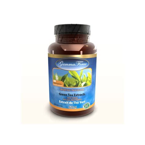 Green Tea Extract 60 Vegetal Capsules 300mg Egcg 90 Polyphenols