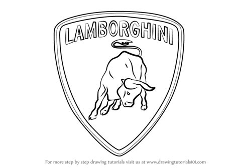 • 55 млн просмотров 3 года назад. Sketch Of Lamborghini Emblem Coloring Pages