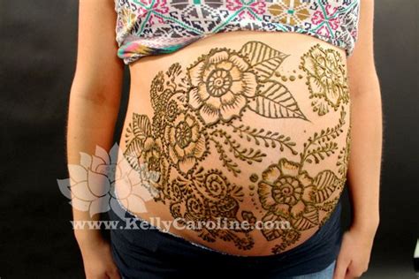 Maternity Belly Henna Designs Belly Henna Designs