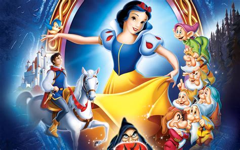 Snow White Prince And Dwarfs Poster Hd Wallpaper Wallpaper Flare