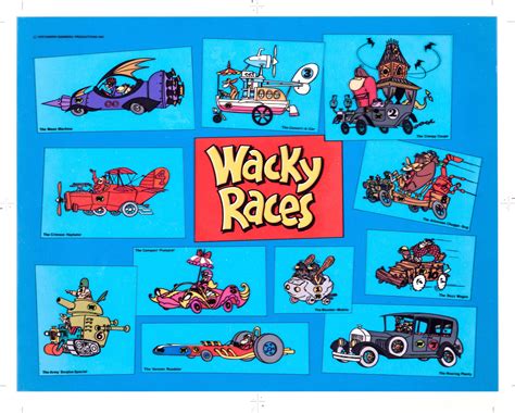 Wacky Races Color Model Cel Hanna Barbera 1975 Anima