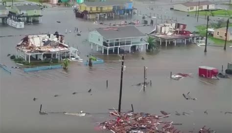 Drone Footage Of Hurricane Harvey Destruction In Rockport Texas Shows
